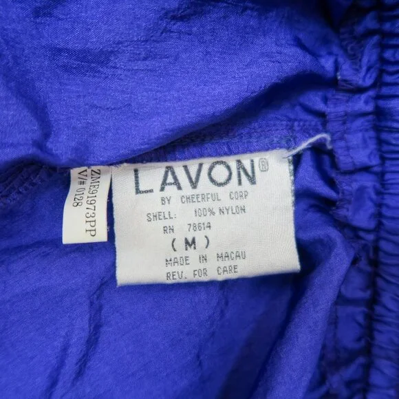 Vintage 90s Lavon Purple Windbreaker Shorts - Picture 7 of 7